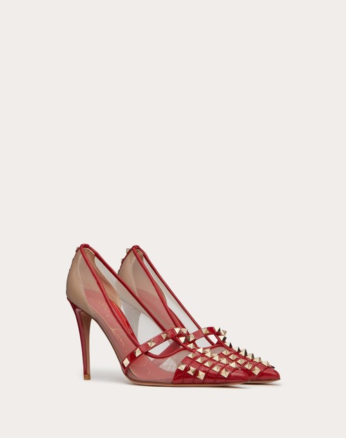 valentino rock stud kitten heels