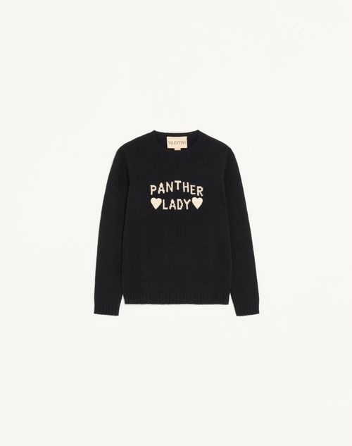 Valentino - Wool Sweater - Black/birch - Woman - Woman Sale