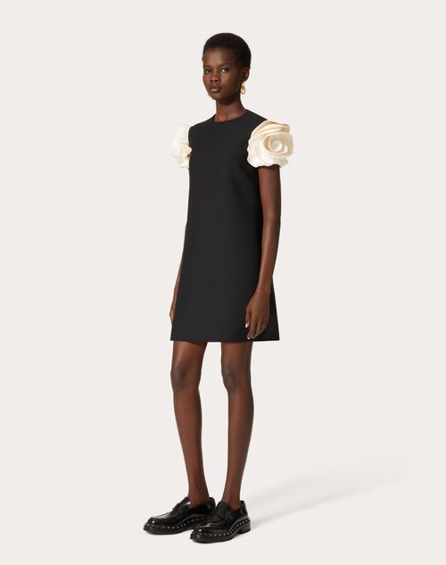 Valentino - Crepe Couture Short Dress - Black - Woman - Ready To Wear