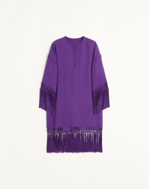 Valentino - Cady Couture Dress - Violet - Woman - Dresses