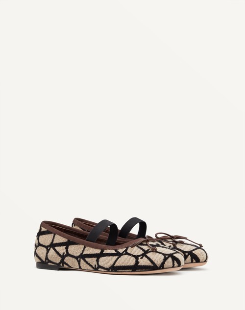 Valentino Garavani Leisure Flows Toile Iconographe loafers - Brown