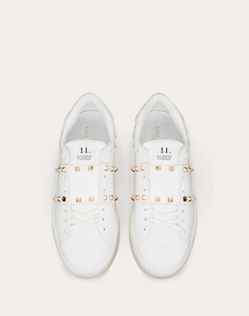 CALFSKIN ROCKSTUD UNTITLED SNEAKER