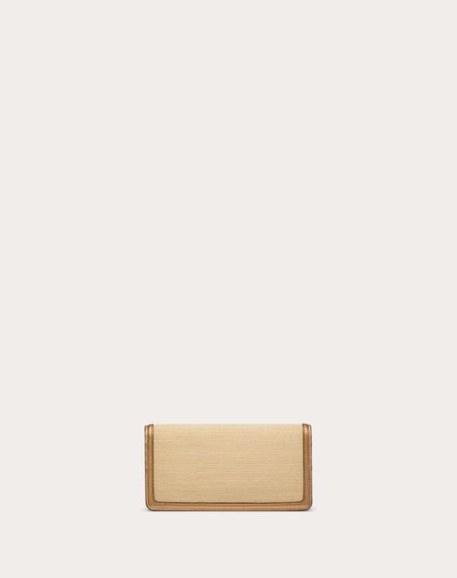 Valentino Garavani Vlogo Signature Leather Chain Wallet