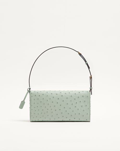 Valentino Garavani - Devain Shoulder Bag - Bleu D'azur - Femme - Sacs Porté Épaule