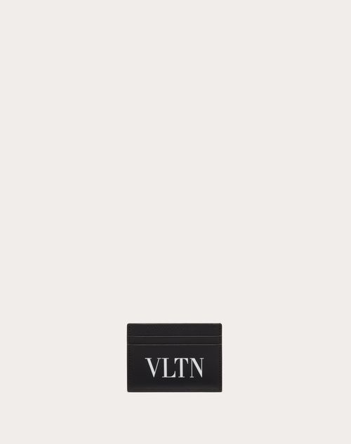 Valentino Garavani - Vltn Cardholder - Black/white - Man - Wallets & Cardcases - M Accessories