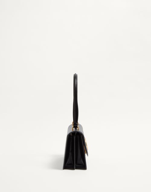 Valentino Garavani Vain Bag With Handle In Shiny Calfskin Valentino Garavani Vain Bag With Handle In Shiny Calfskin