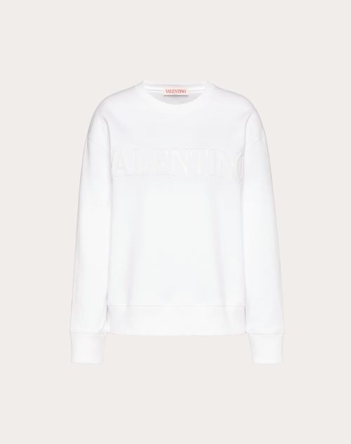 Valentino - Jersey Sweatshirt - White - Woman - Woman Ready To Wear Sale