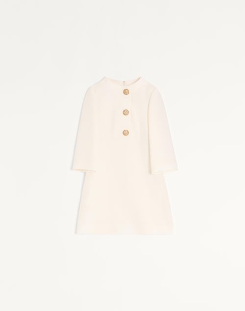 Valentino - Crepe Couture Short Dress - Ivory - Woman - Dresses