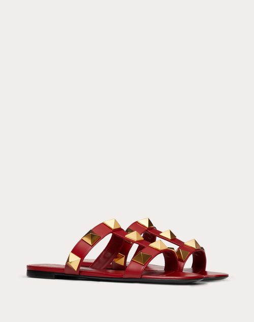 Valentino rockstud clear discount slides