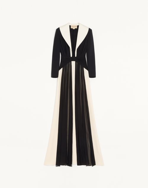 Valentino - Cady Couture Gown - Black/vanilla - Woman - Exclusive Valentino