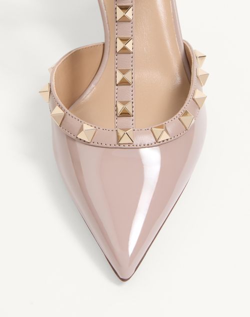 Valentino Garavani - Rockstud Caged Pump 65Mm - Poudre - Woman - Shoes
