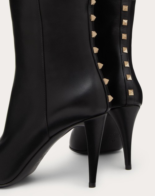 Valentino Garavani Black Rockstud Boots