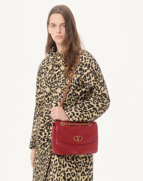 Valentino - Cloth Coat In Animalier Print - Animal Print - Woman - Coats And Outerwear