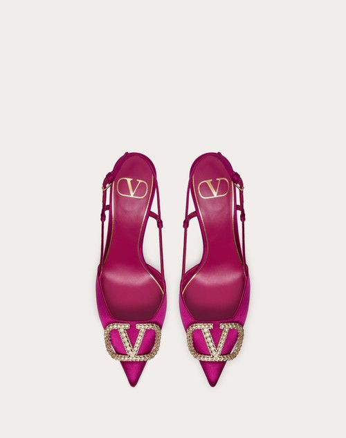 Valentino Garavani Roman Stud 80mm slingback pumps - Pink