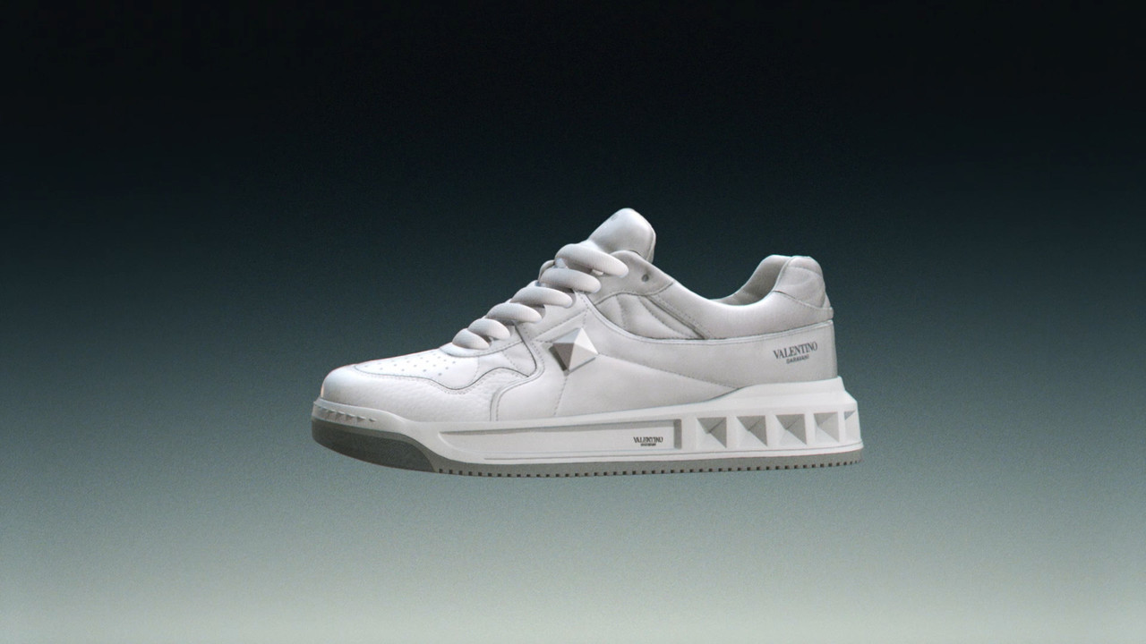 valentino trainers with studs