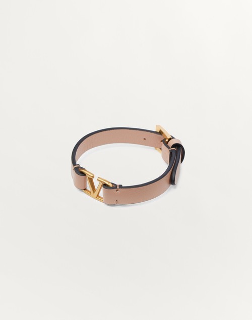 Valentino Garavani VLogo-plaque bracelet - Gold