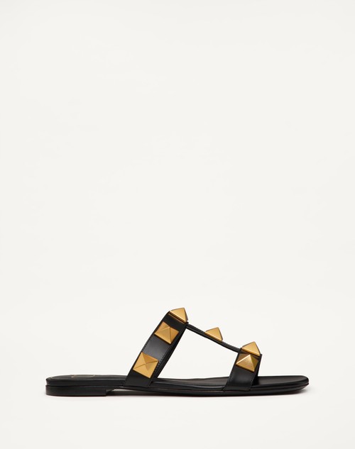 Valentino Garavani Roman Stud slip-on sandals - Black