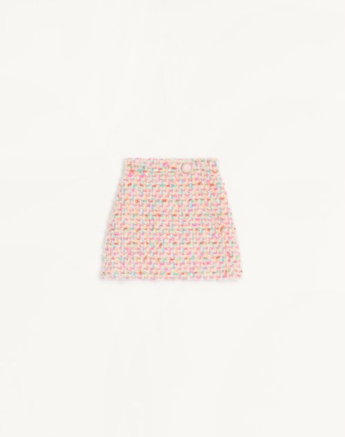 Valentino - Candy Tweed Short Skirt - Multicolour - Woman - Skirts