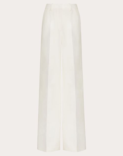 Valentino - Crepe Couture Pants - Ivory - Woman - Pants And Shorts