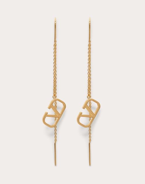 Valentino Garavani - Vlogo Signature Earrings - Gold - Woman - Gifts For Her