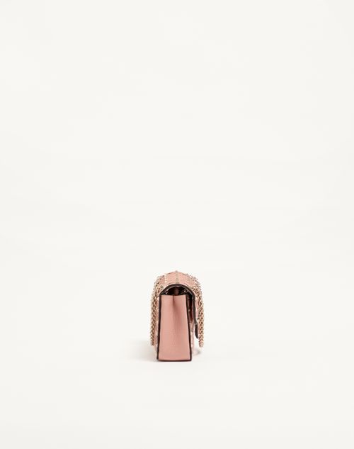 Valentino Garavani - Valentino Garavani Rockstud Spike Small Shoulder Bag In Kidskin - Phard - Woman - Shoulder Bags