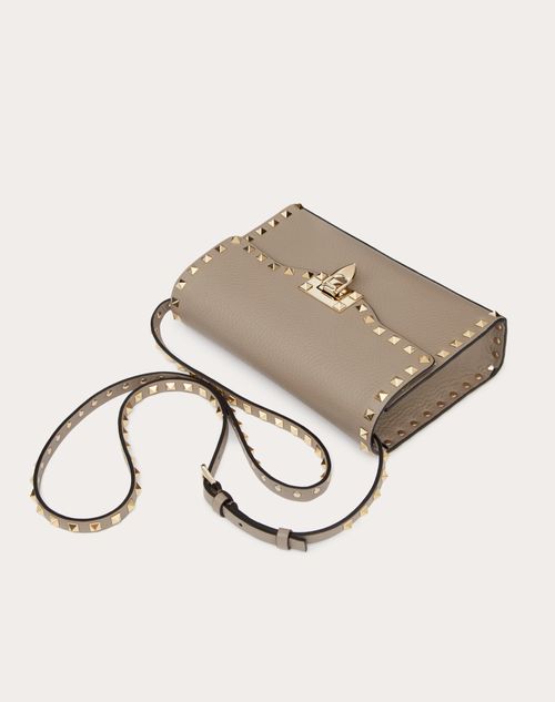 Valentino - Rockstud Small Calfskin Chain Crossbody Bag Nude