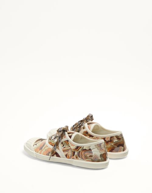 ★25SS VALENTINO GARAVANI BAY THE BAY プリント スニーカー Valentino Garavani Bay By Bay スニーカー | ブラック