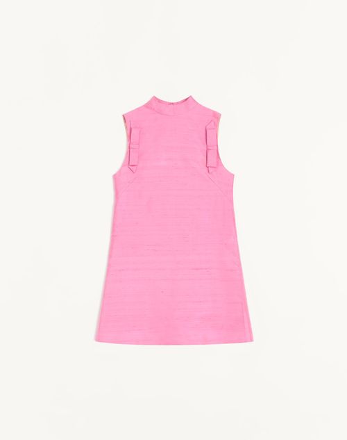 Valentino - Short Shantung Dress - Pink - Woman - Woman Ready To Wear Private Promotions