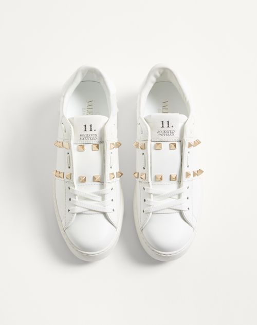 valentino ロックスタッズアンタイトルドフラットフォームスニーカー ロックスタッズ アンタイトルド スニーカー for ウィメンズ