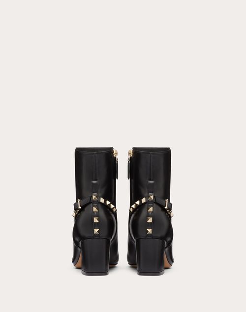 Valentino Garavani - Rockstud Nappa Ankle Boot 60mm - Black - Woman - Boots