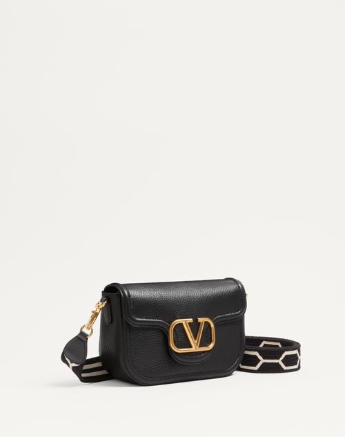 Valentino Garavani Alltime Shoulder Bag In Grainy Calfskin Valentino Garavani Alltime Shoulder Bag In Grainy Calfskin
