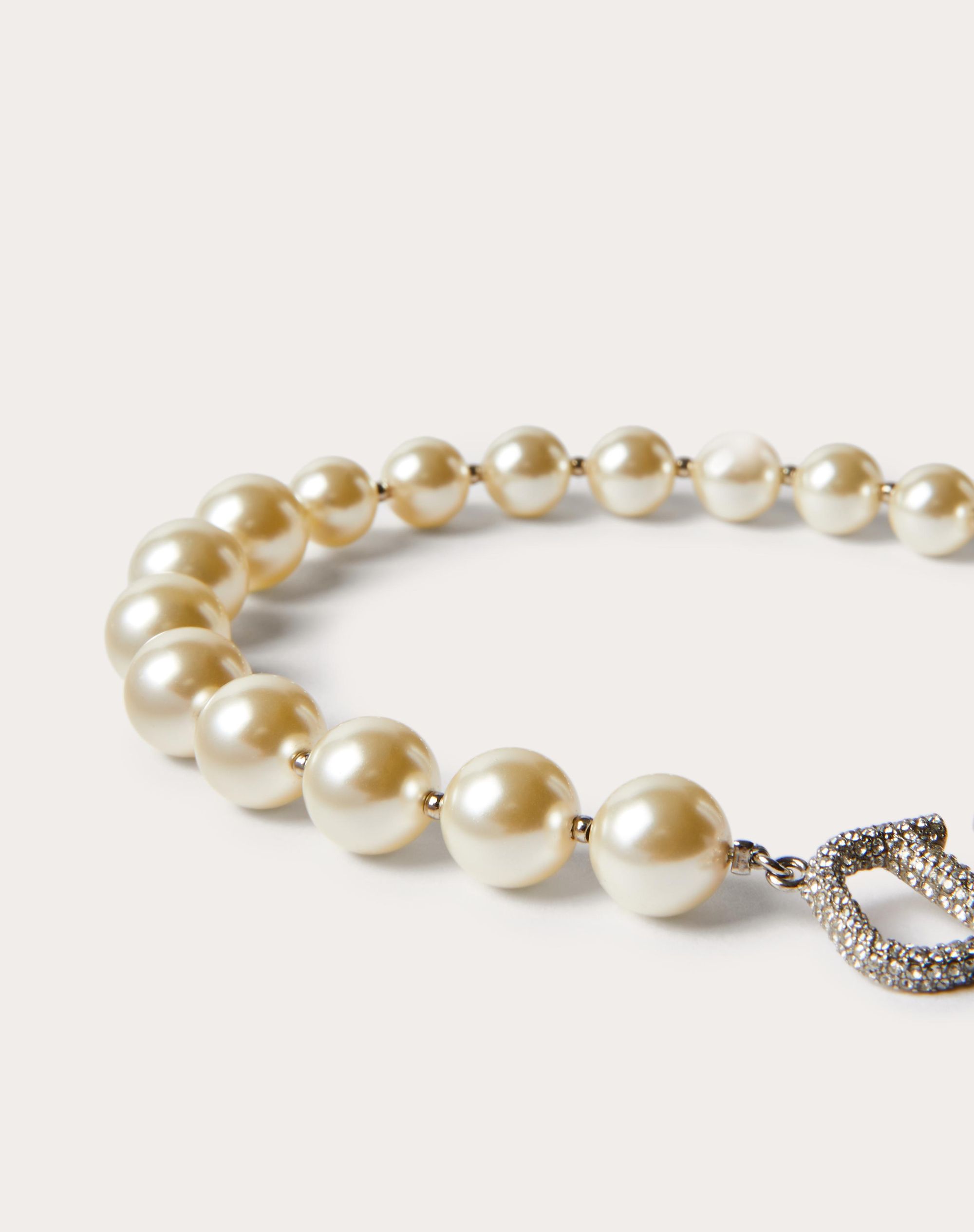 Vlogo Signature Necklace With Pearls And Swarovski® Crystals