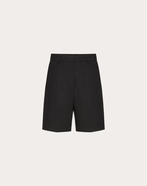 Valentino - Grisaille Bermuda Shorts - Black - Woman - Ready To Wear