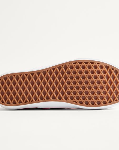 Valentino Garavani - Valentino Garavani And Vans Slip-on Sneaker In Fabric With Le Chat De La Maison Print And Vlogo Checkerboard Print - White/ Black - Woman - New Arrivals