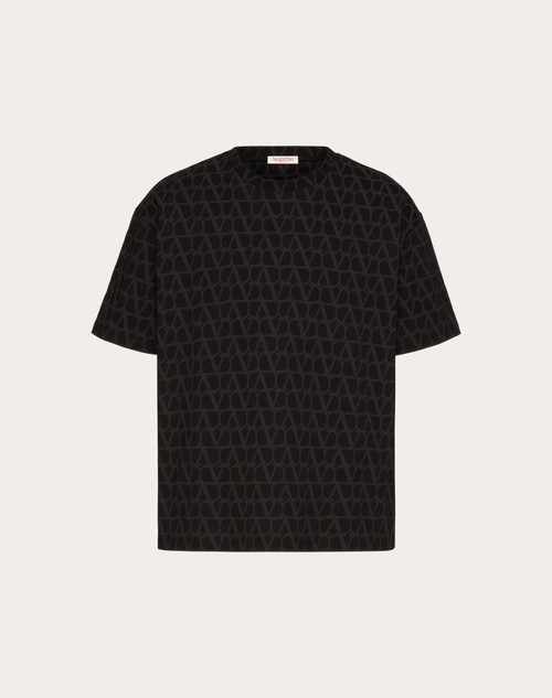 トワル イコノグラフプリント コットン Tシャツ for メンズ インチ ブラック | Valentino JP