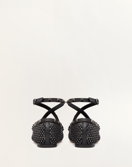 ロックスタッズ クリスタルアップリケ メッシュ バレリーナ for ロックスタッズ クリスタルアップリケ メッシュ バレリーナ for