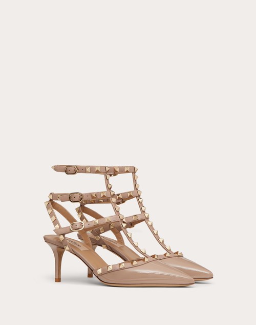 valentino rock stud block heel