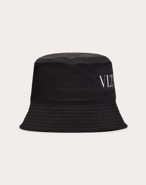 Valentino Garavani - Vltn Bucket Hat - Black - Man - Man Bags & Accessories Sale