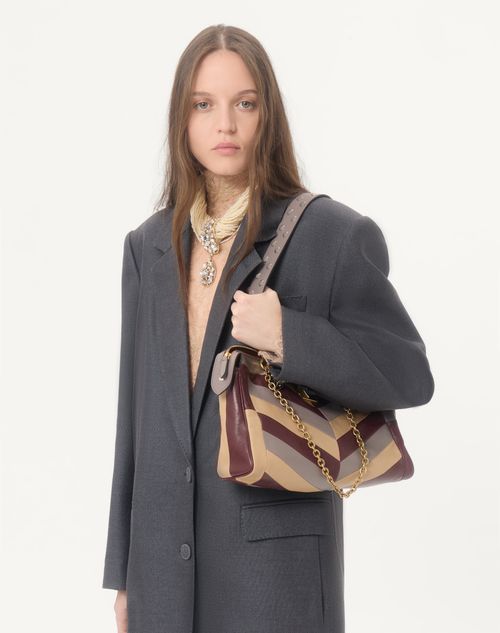 Valentino - Single-breasted Jacket In Textured Silk Wool - Dark Grey - Woman - Jackets And Blazers