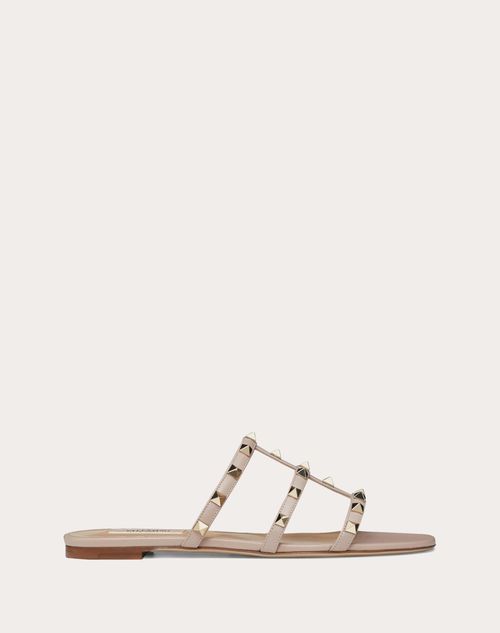 Rockstud Slide Sandal Black | Valentino GB