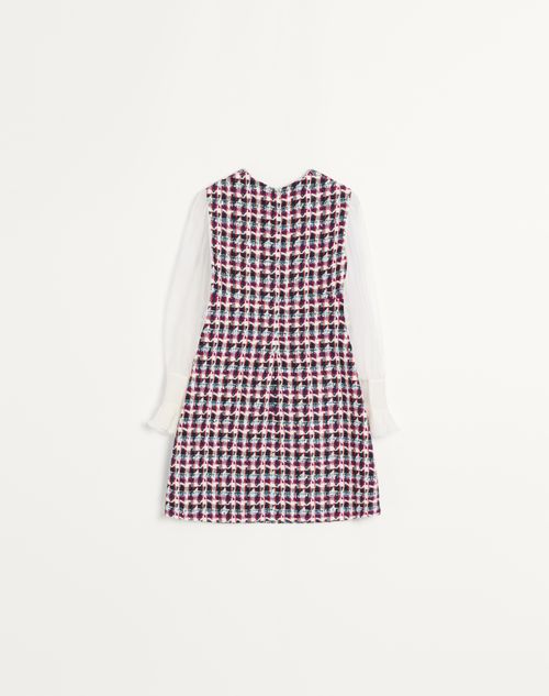 Valentino - Multicolored Sequin Tweed Dress - Multicolor - Woman - Ready To Wear
