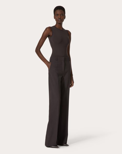 Valentino - Jersey Bodysuit - Ebony - Woman - Ready To Wear