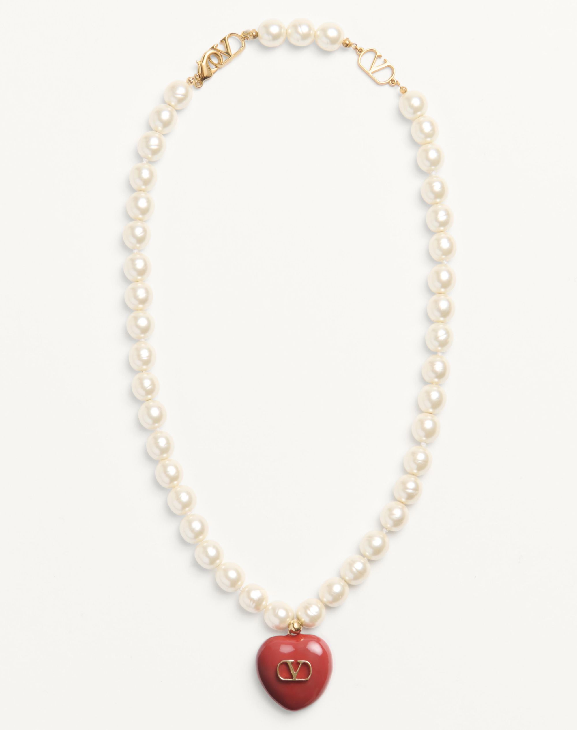 COEUR ROYAL NECKLACE IN METAL, ENAMEL AND BEADS ?quality=80&size=35&format=auto