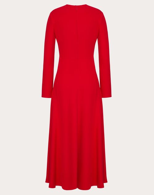 Valentino - Cady Couture Midi Dress - Red - Woman - Woman Ready To Wear Sale