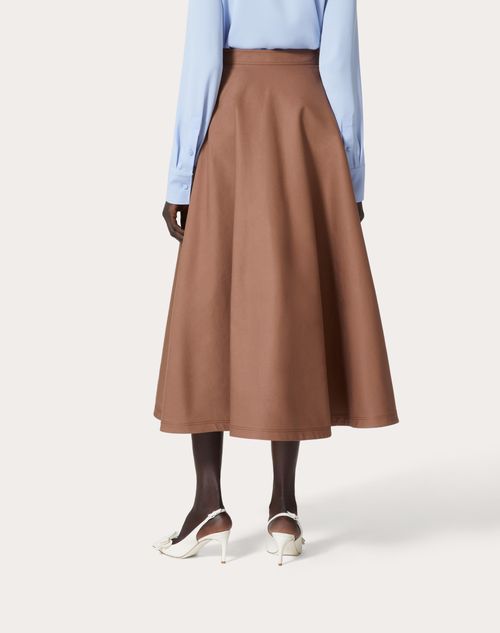 Stretch is Comfort Women's Comfortable Soft Stretch MIDI Skirt