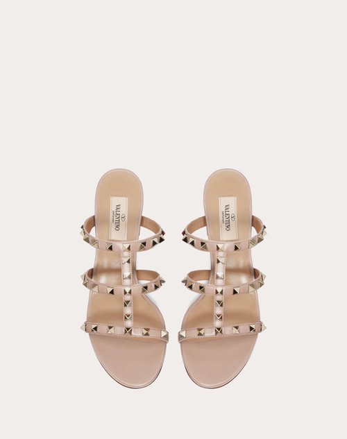 valentino rockstud leather slide