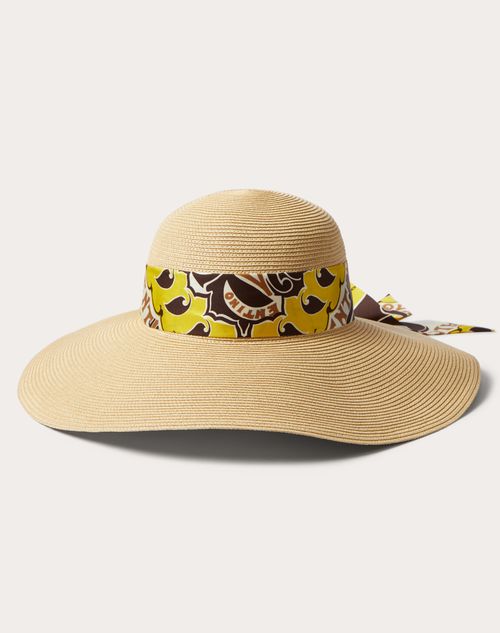 Valentino Garavani - ヴァレンティノ ガラヴァーニ ローマンスタッズ ハット - ベージュ/マルチカラー - ウィメンズ - ハット/グローブ