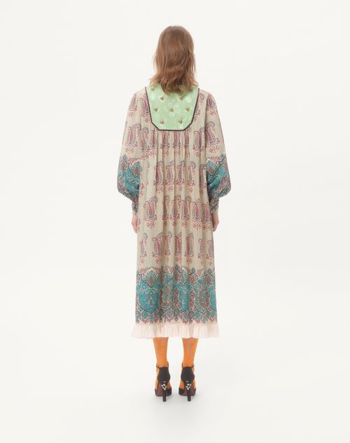 Valentino - Embroidered Voyage Imaginaire Paisley Print Dress - Multicolor - Woman - Dresses