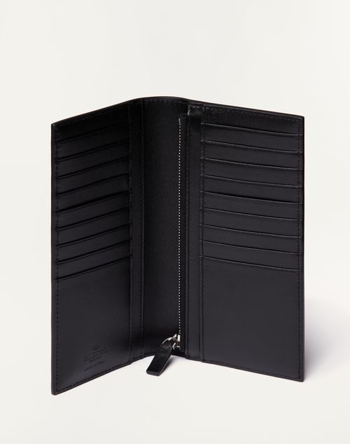 ミニ Vロゴ シグネチャー カーフスキン ウォレット for メンズ ミニ Vロゴ シグネチャー カーフスキン ウォレット for メンズ