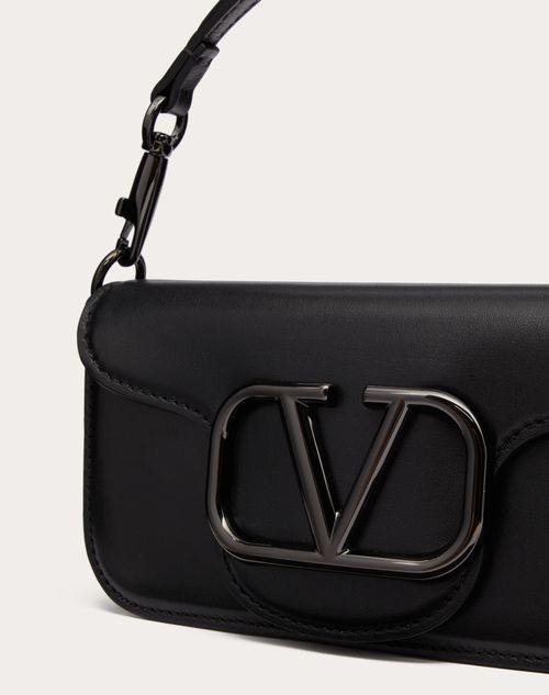 Valentino Garavani Loco Small Shoulder Bag In Calfskin for Woman in Black Valentino NZ